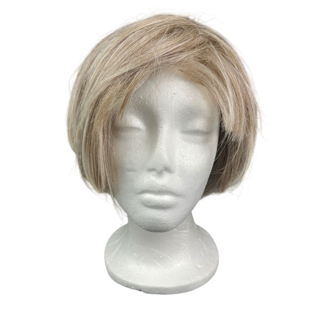 Jon Renau Short Blonde Bob Synthetic Wig Open Weft Adjustable Cap